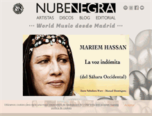 Tablet Screenshot of nubenegra.com